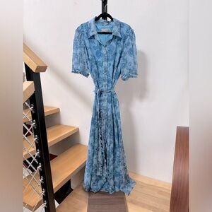 Derek Lam Collective - Floral Shirt Dress - IT46/US10